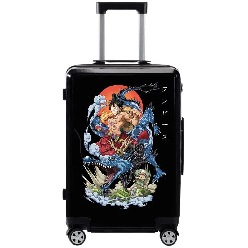 Valigia One Piece - Avventura della ciurma di Cappello di Paglia (Nera)