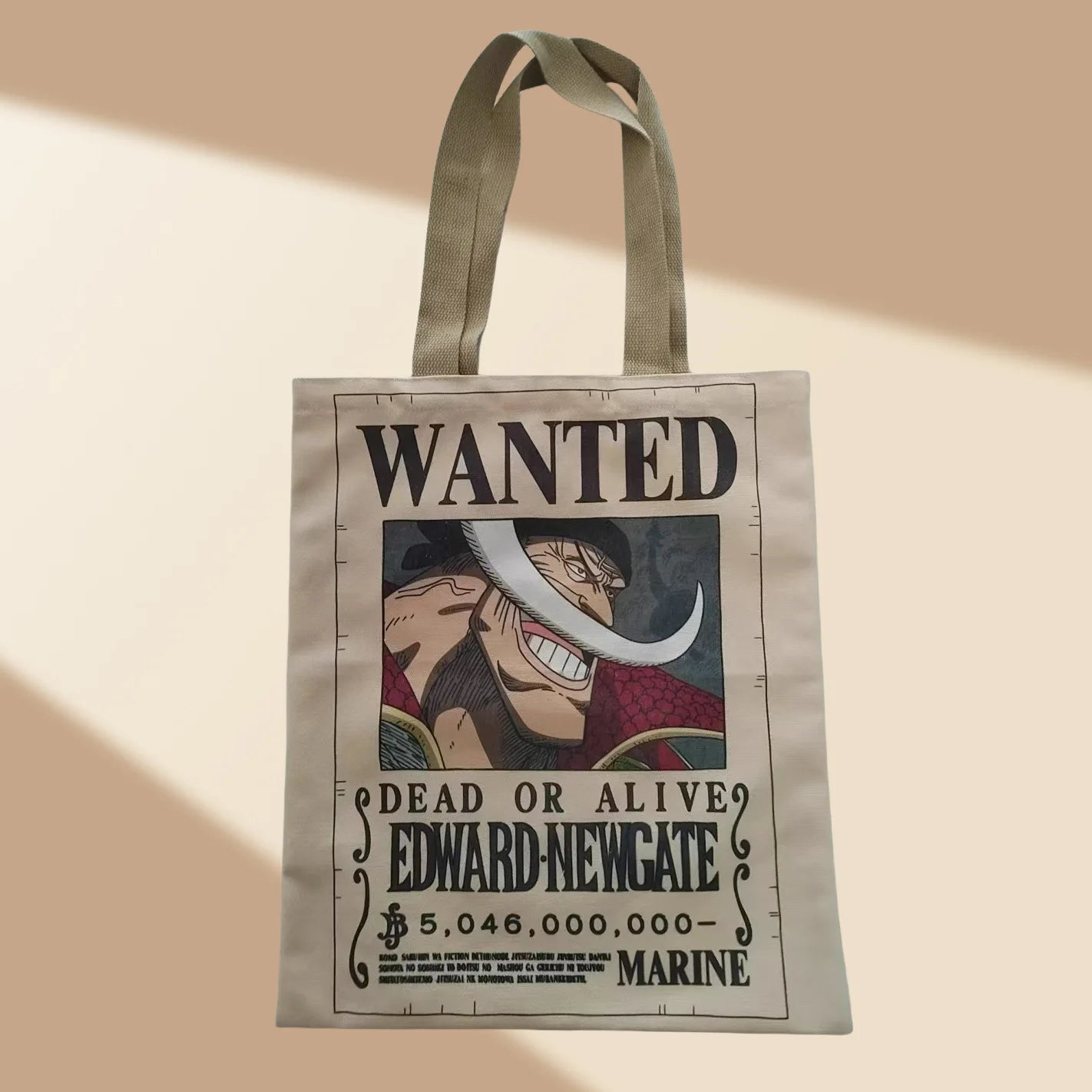 Tote Bag One Piece – Avis de Recherche Donquixote Doflamingo