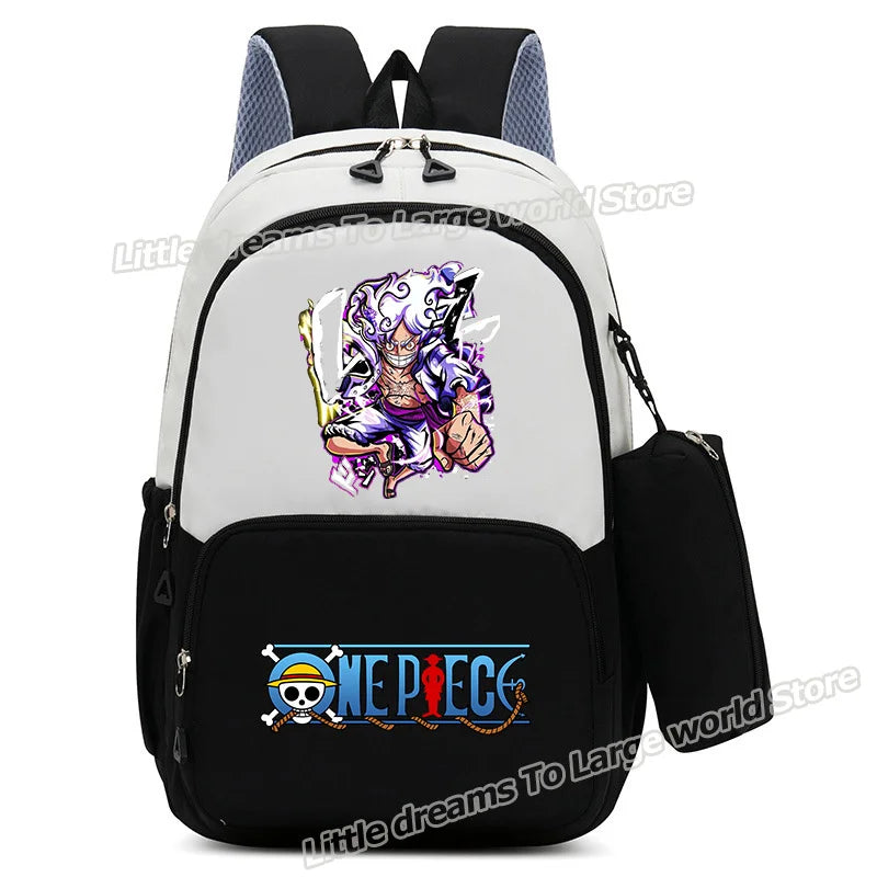 Mochila de One Piece – Estilo Fantasía de Luffy