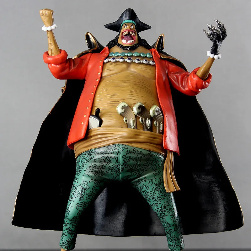 Statue One Piece - Barbe Noire (Détails de Combat & Manteau Noir)