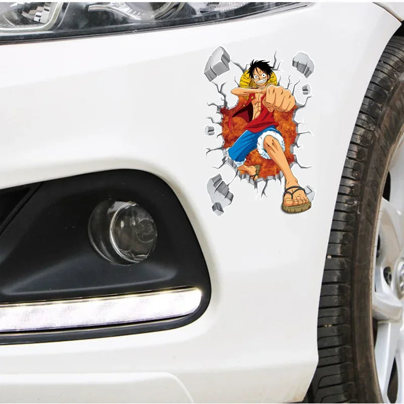 Accessorio per auto One Piece - Figurina di Rufy per bocchetta di ventilazione
