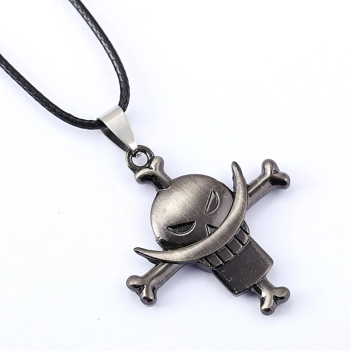 Collier One Piece - Pendentif Jolly Roger Edward Newgate (Barbe Blanche)