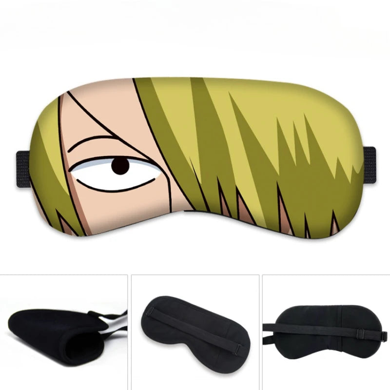 Maschera per dormire in un unico pezzo - Design occhi di Vinsmoke Sanji