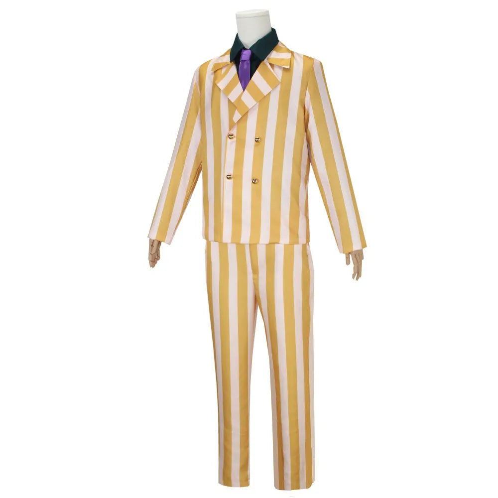 Disfraz de cosplay de One Piece: traje de almirante de la marina (abrigo "Justicia")