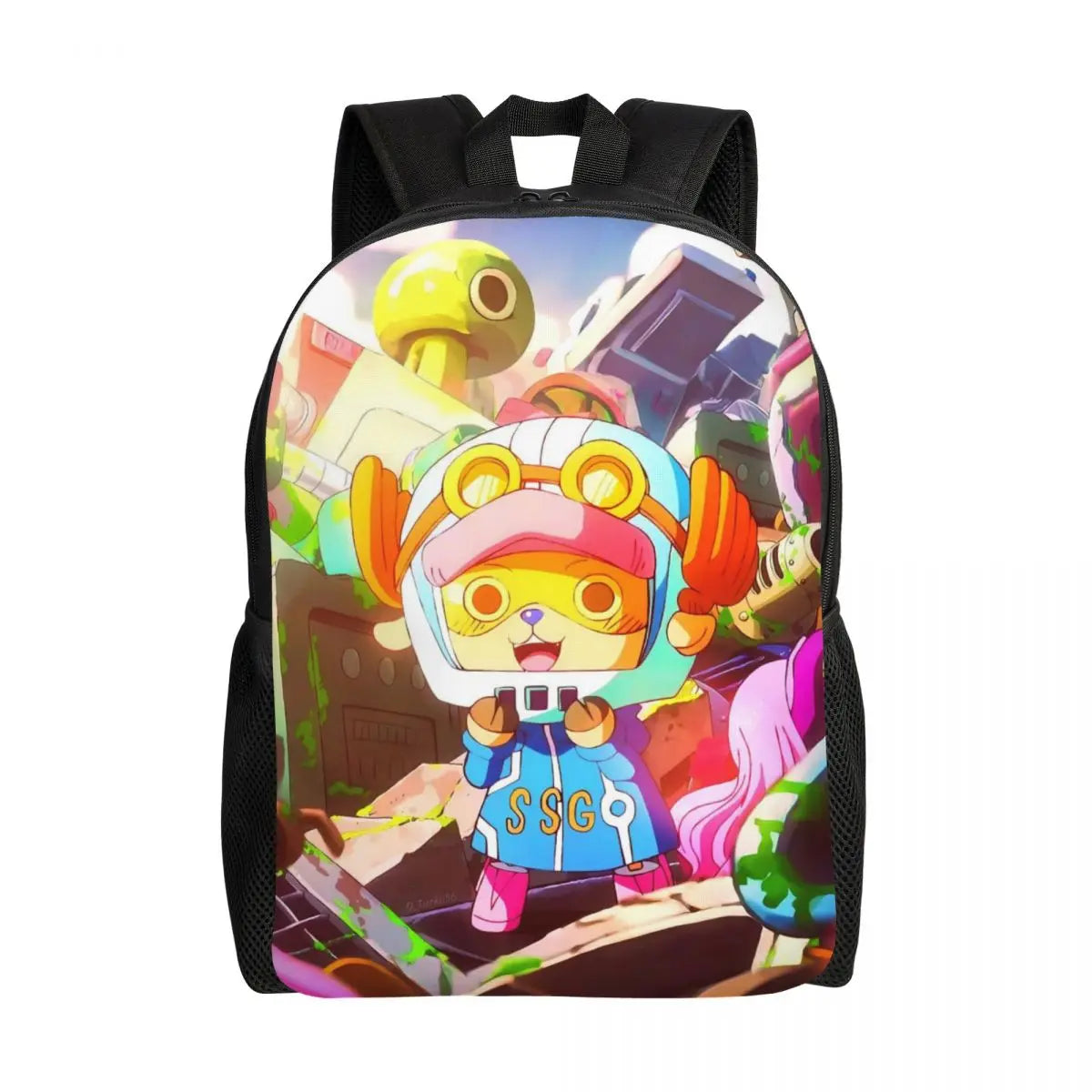 Mochila de One Piece de Tony Tony Chopper: una explosión de colores de fantasía
