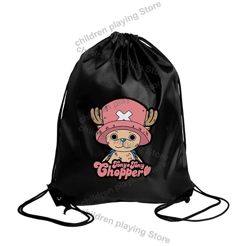 Borsa con coulisse One Piece – Tony Tony Chopper Portrait Nero