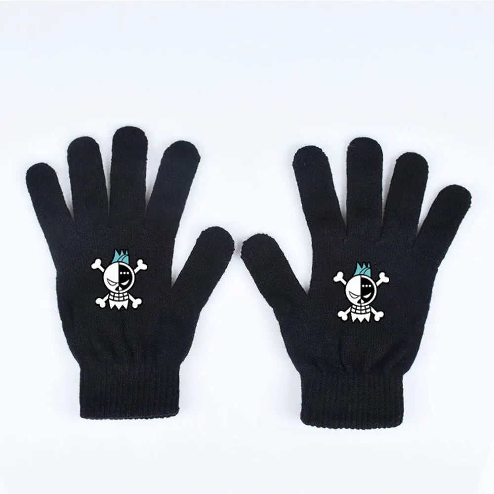 Gants One Piece – Skull Pirate Bleu Clair