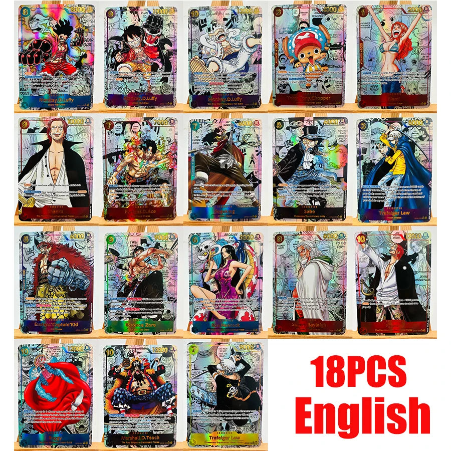 Pack de Cartes One Piece TCG - Set Premium 18 Pièces (Anglais)
