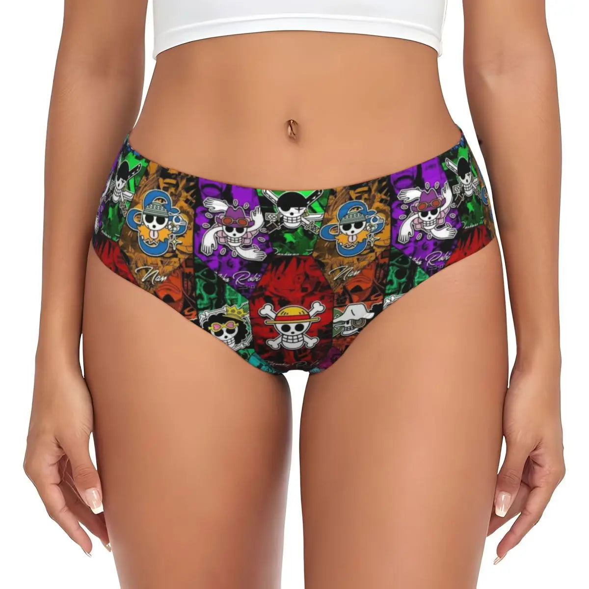 One Piece Panties - Collage di personaggi manga (a colori)