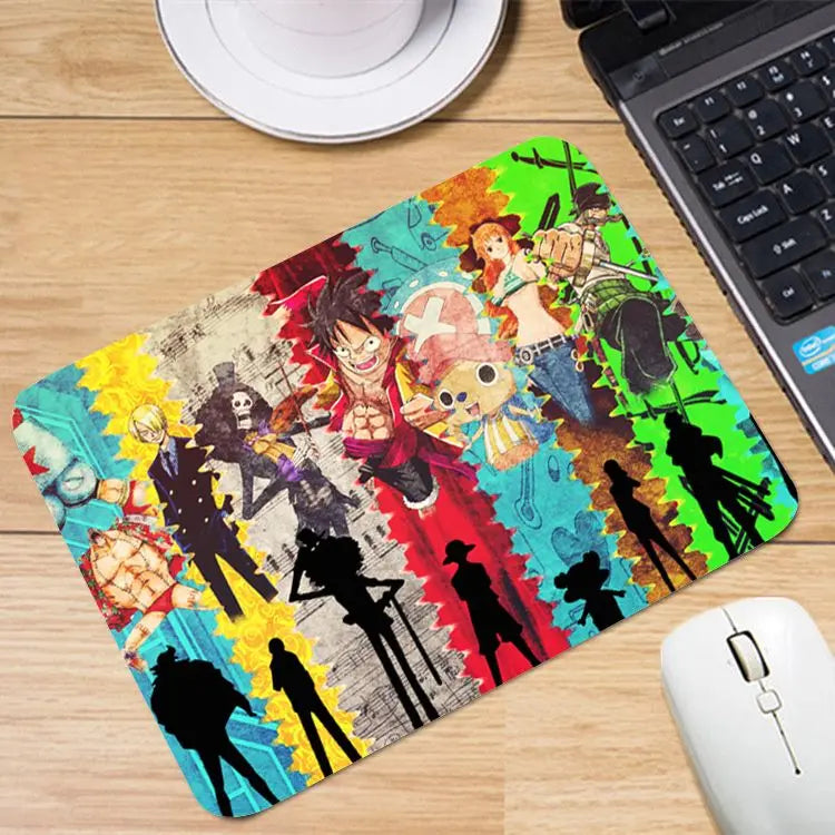 Tapis de Souris One Piece - Groupe Mugiwara & Sunny (Couleurs)