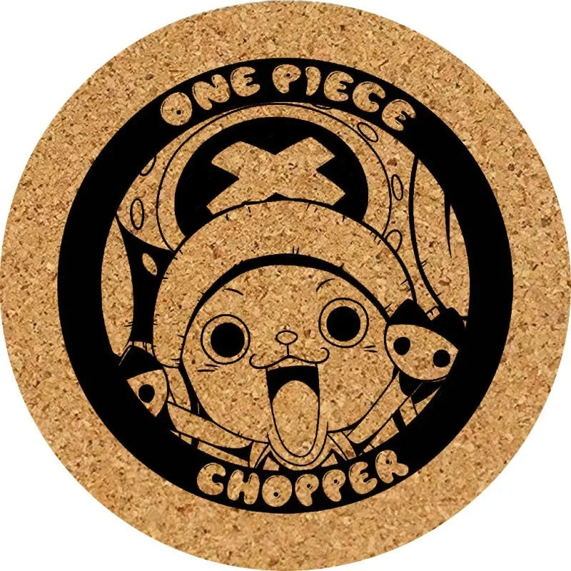 Dessous de Verre One Piece - Wanted Chopper Gravure Liège