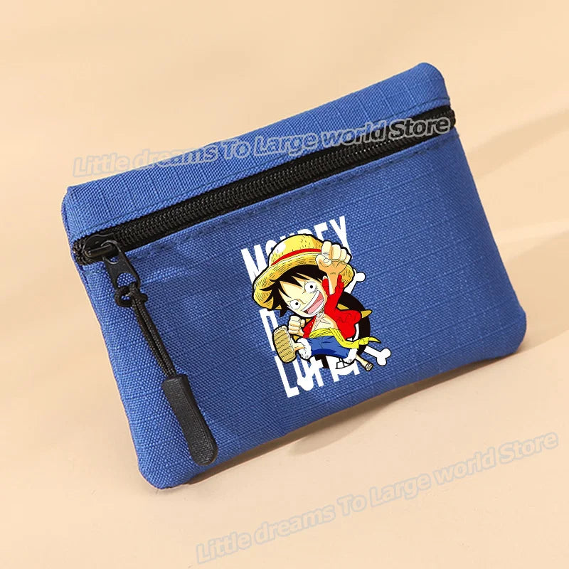 Cartera de One Piece – Sonrisa Azul Icónica de Luffy