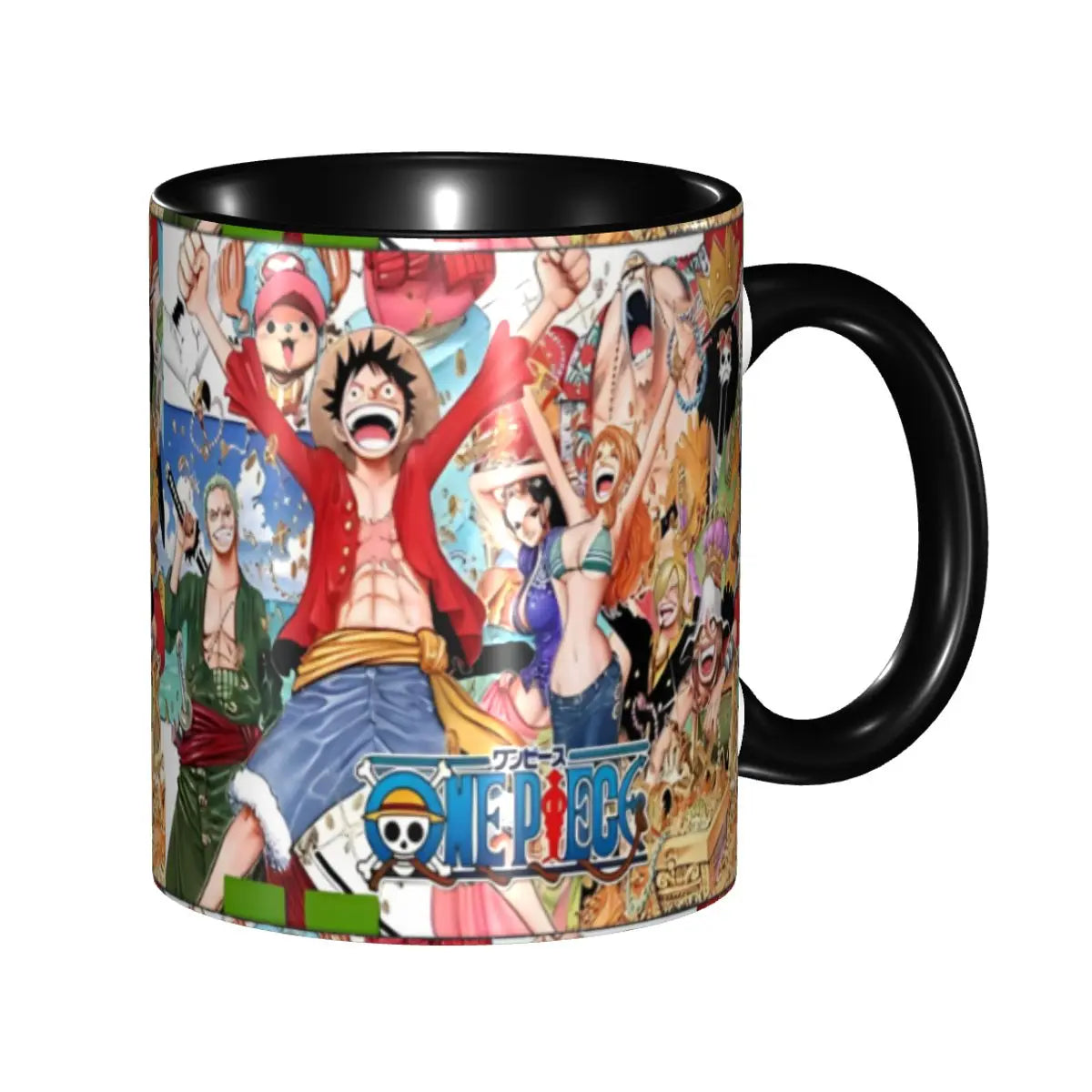 Mug One Piece - Équipage Complet et Thousand Sunny