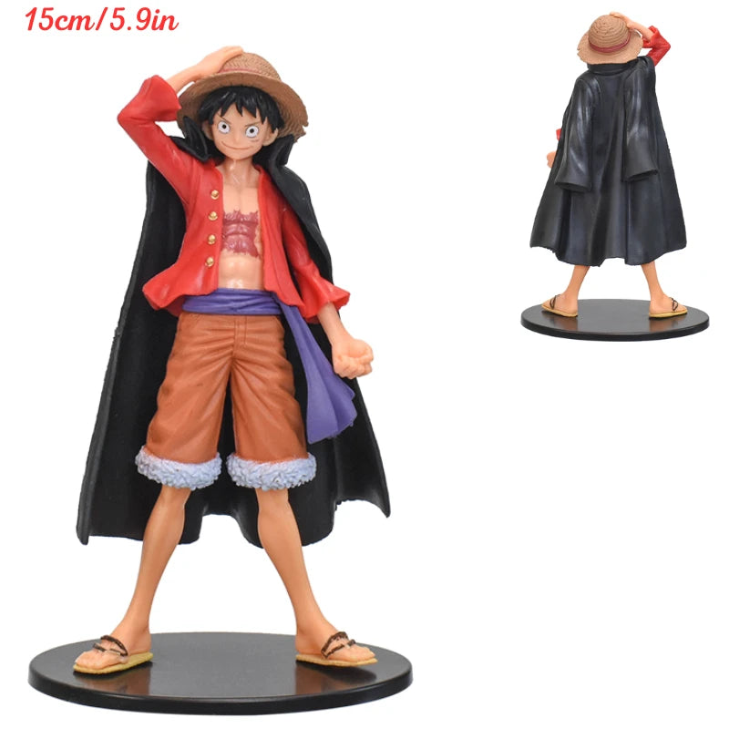 Figura de One Piece - Monkey D. Luffy (Abrigo del Capitán, Nuevo Mundo)