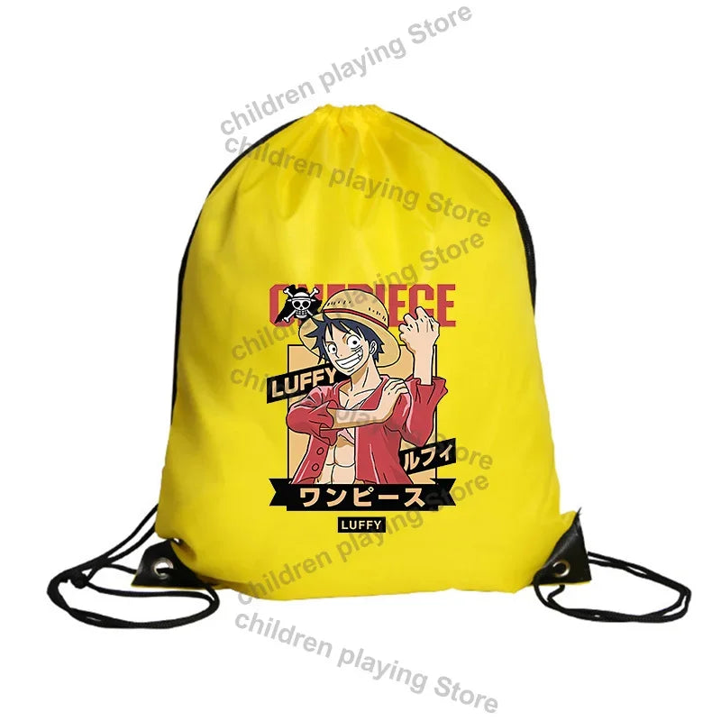 Borsa con coulisse One Piece – Monkey D. Luffy Wanted Yellow