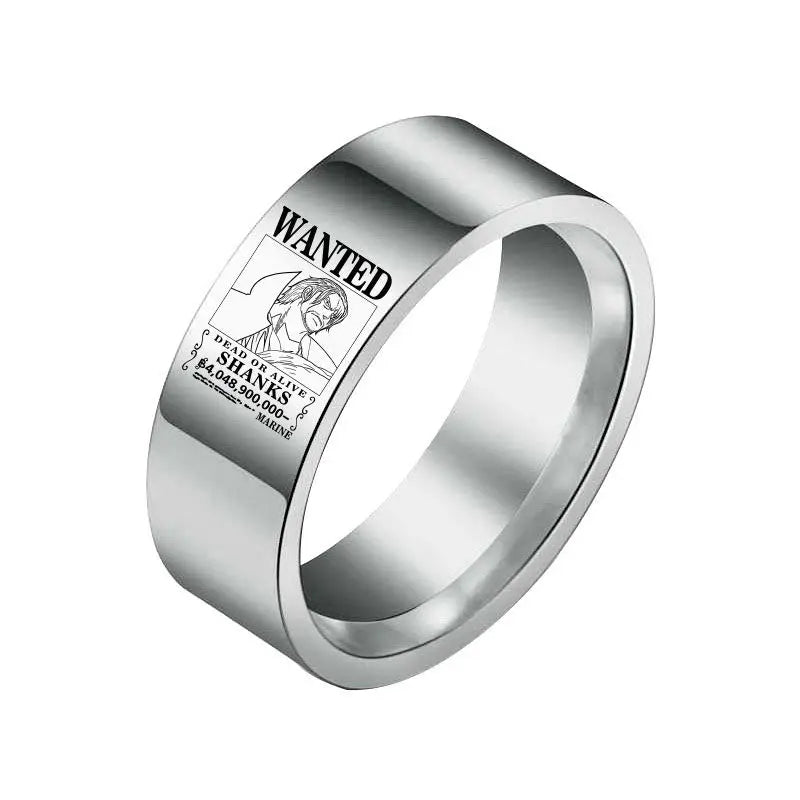Bague One Piece - Wanted Shanks Le Roux