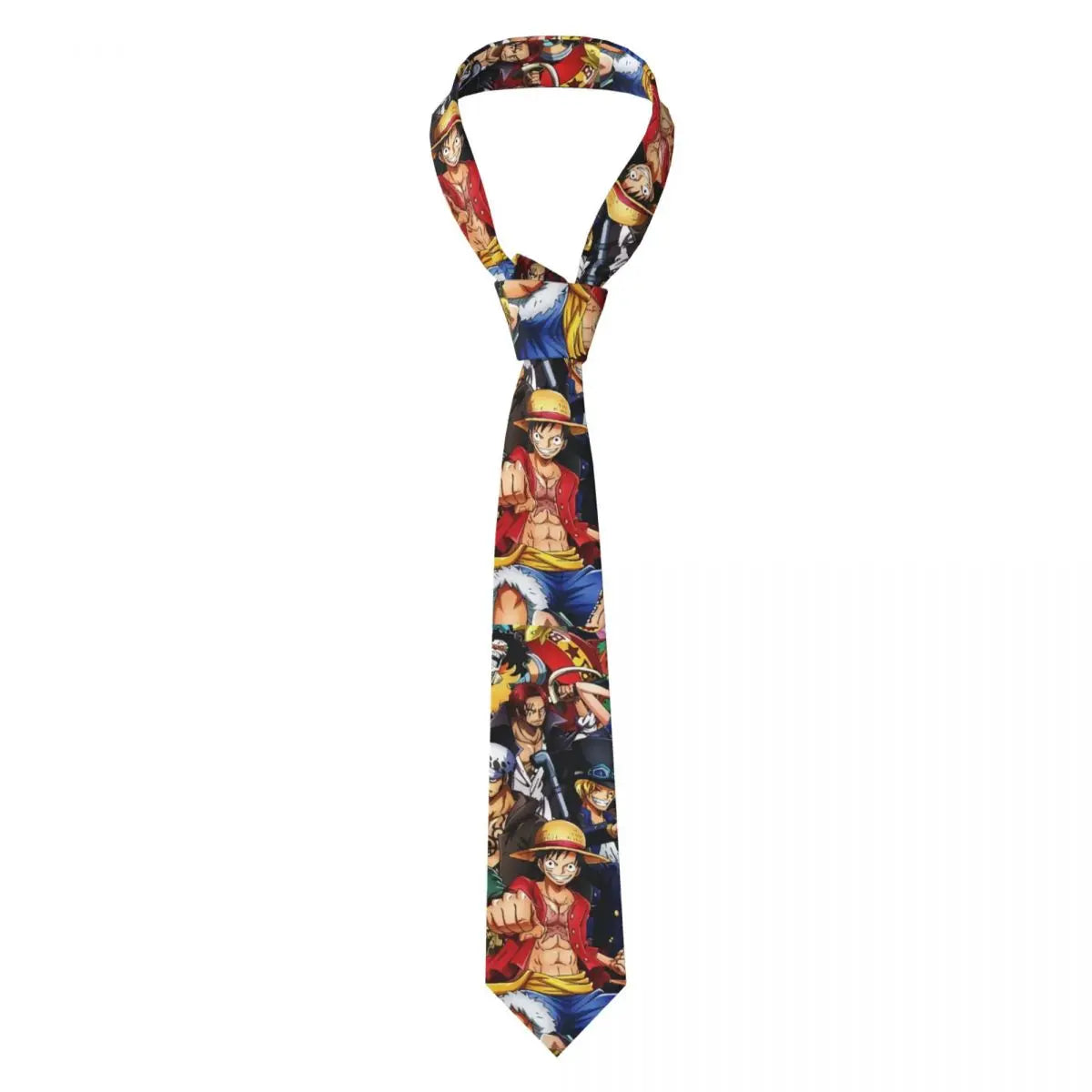 Cravate One Piece – Collage Pirates Couleurs