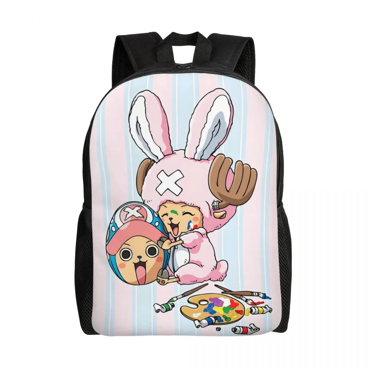 Mochila de One Piece de Tony Tony Chopper: Ilustración de conejo kawaii
