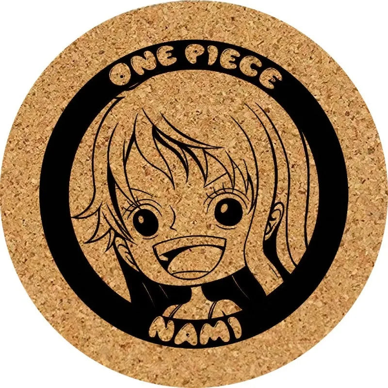 Dessous de Verre One Piece - Wanted Nami Gravure Liège