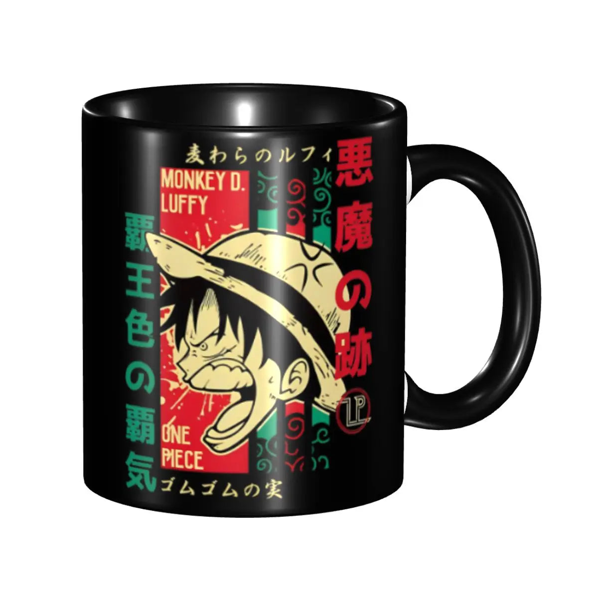 Mug One Piece - Luffy Wanted & Calligraphie