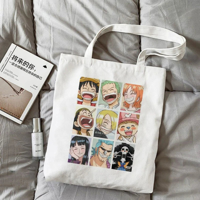 Bolso de mano de One Piece – Collage de Mugiwara