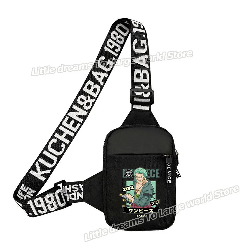 Bolso de hombro de One Piece – Retrato oscuro de Roronoa Zoro