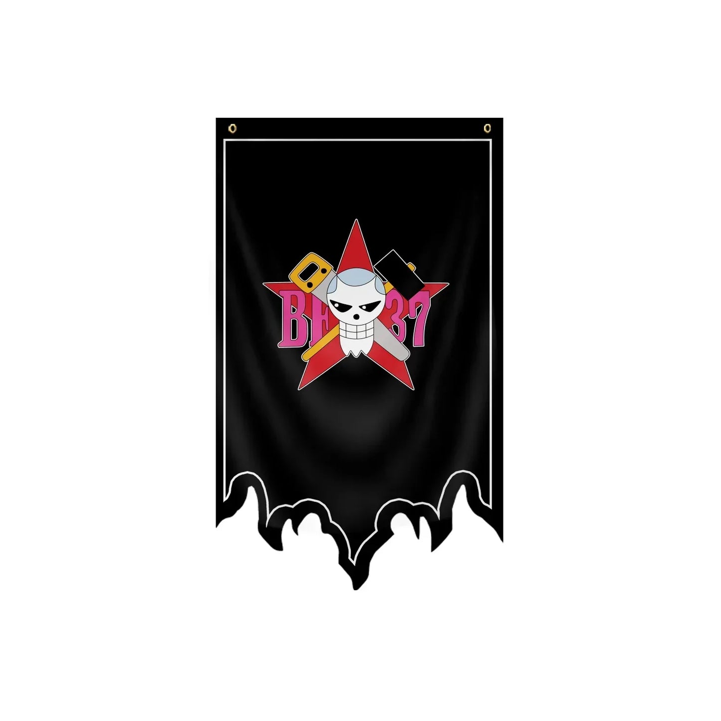Bandiera di One Piece - Jolly Roger Baggy il Clown