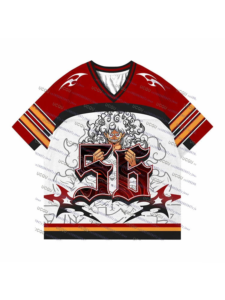 Maglia sportiva One Piece - design Luffy