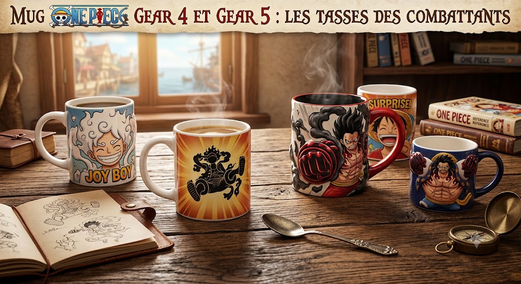 Mug One Piece Gear 4 et Gear 5 : les tasses des combattants
