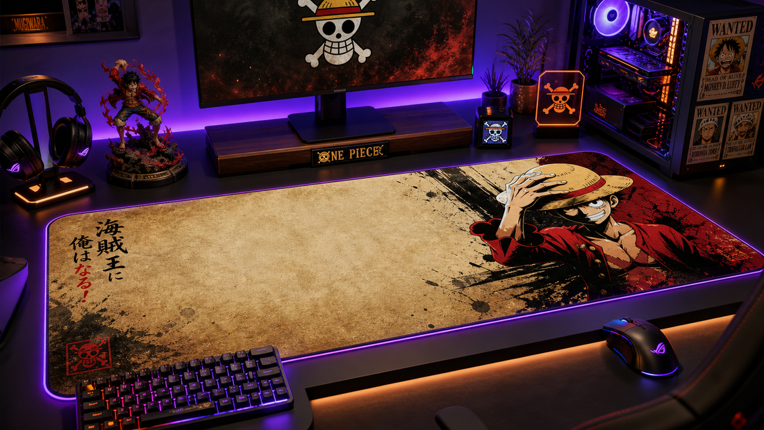 Tapis de souris One Piece : les meilleurs formats XXL gaming
