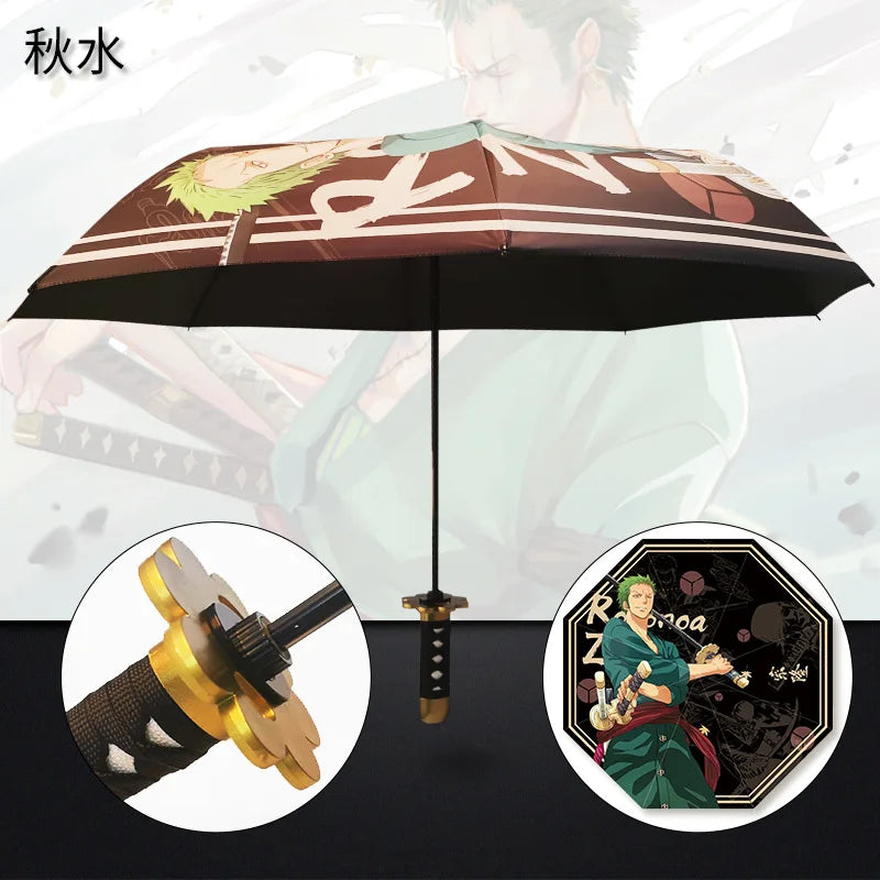 Parapluies One Piece, le style même sous la pluie