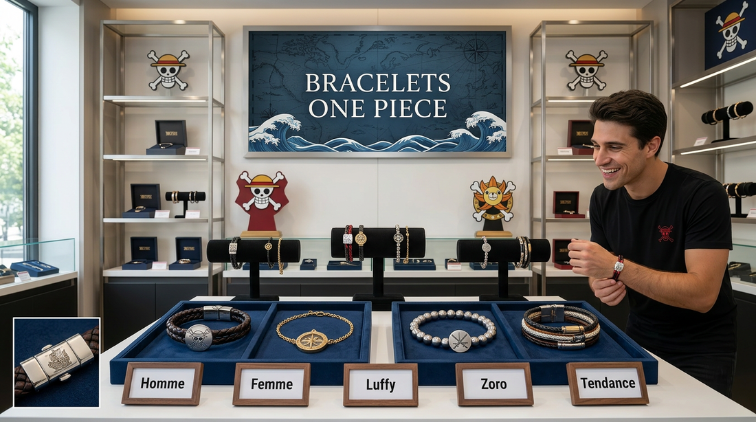 Bracelet One Piece : Accessoires Tendance pour Fans Hommes et Femmes