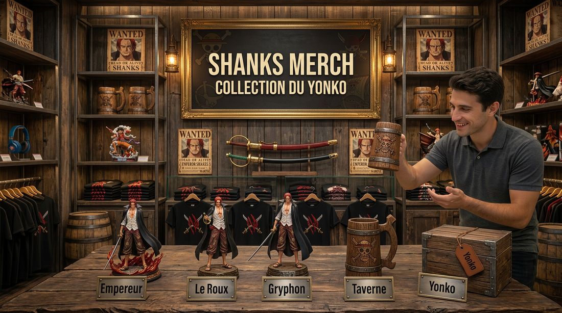 Shanks One Piece Merch : Collection du Yonko Rouge