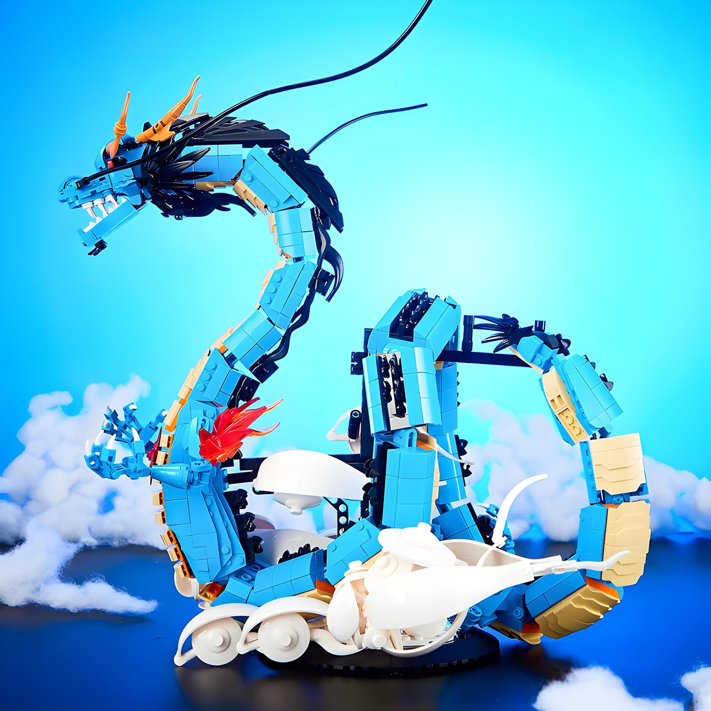 Lego One Piece - Kaido Dragón Azul (modelo coleccionable MOC)