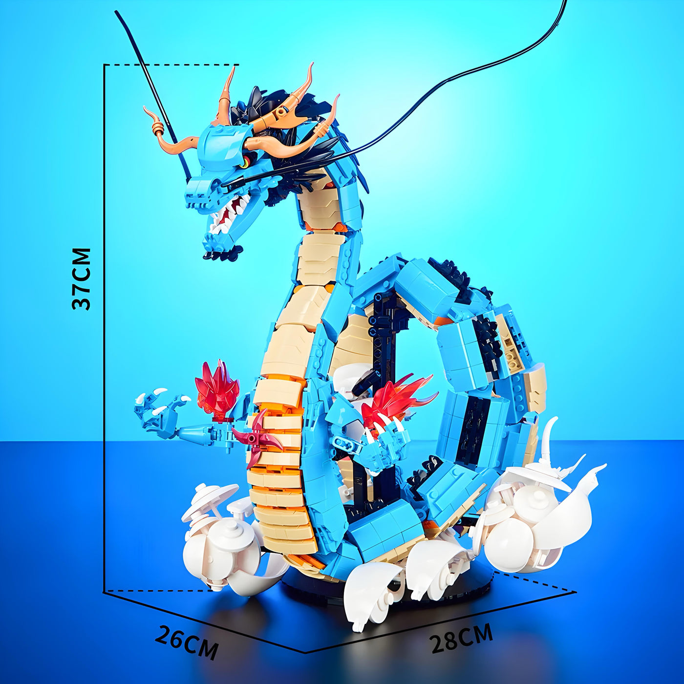Lego One Piece - Kaido Dragón Azul (modelo coleccionable MOC)