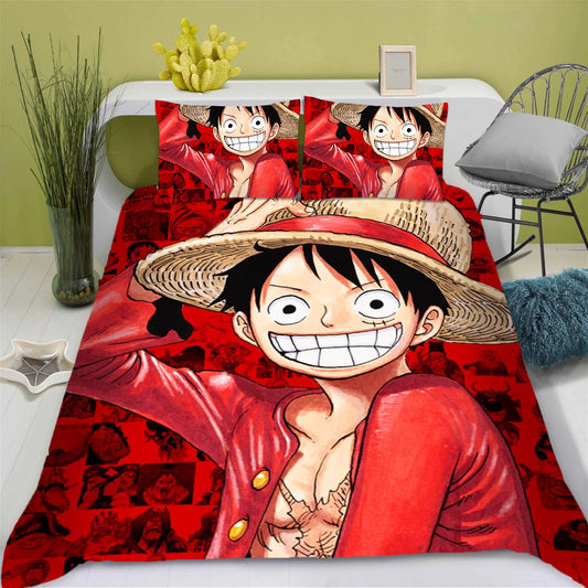 Set di biancheria da letto One Piece - Monkey D. Luffy Gear 2 (Azione)