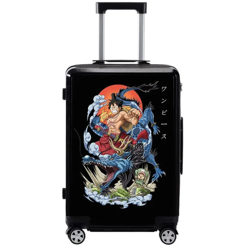 Valigia One Piece - Avventura della ciurma di Cappello di Paglia (Nera)