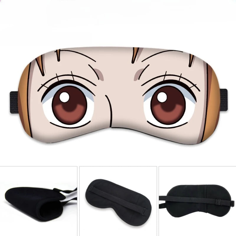 Maschera per dormire in un unico pezzo - Design occhi di Nico Robin