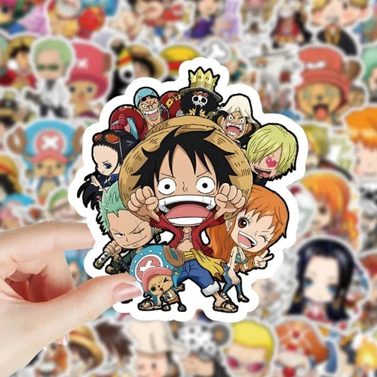 Pacchetto adesivi One Piece - 50 pezzi adesivi in ​​vinile impermeabili