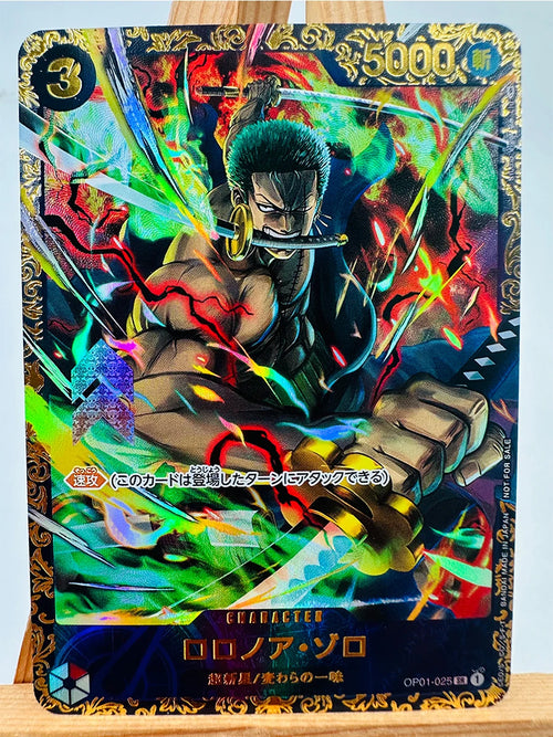Carta de One Piece TCG - Roronoa Zoro Triple Sabers (Superrara)