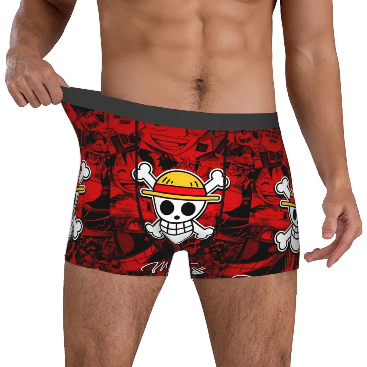 Boxer - Jolly Roger rojo