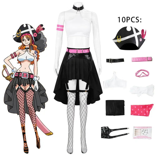 Disfraz de cosplay de One Piece - Traje de Uta (Movie Red - Edición especial)
