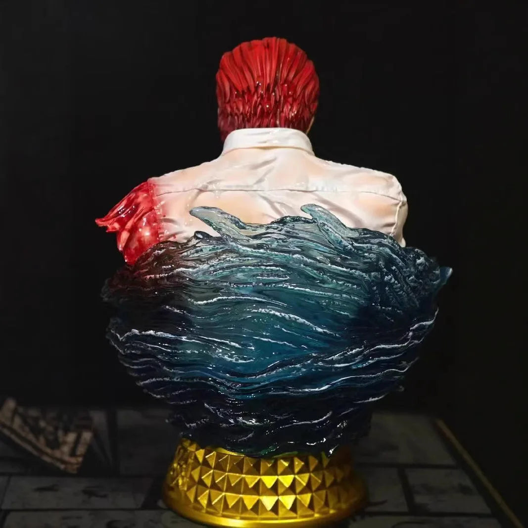 Busto de One Piece - Shanks y Luffy pelirrojos (Escena de despedida)