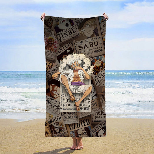 Serviette de Plage One Piece - Wanted Tony Tony Chopper (Cotton Candy)