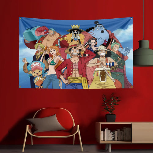 Póster One Piece - Tripulación Mugiwara Wano Kuni