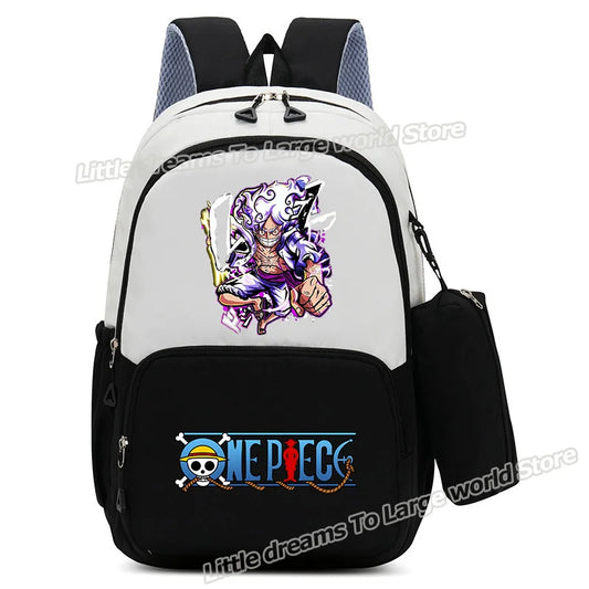 Mochila de One Piece – Estilo Fantasía de Luffy