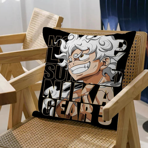 Housse de Coussin One Piece - Monkey D. Luffy Gear 5 Nika