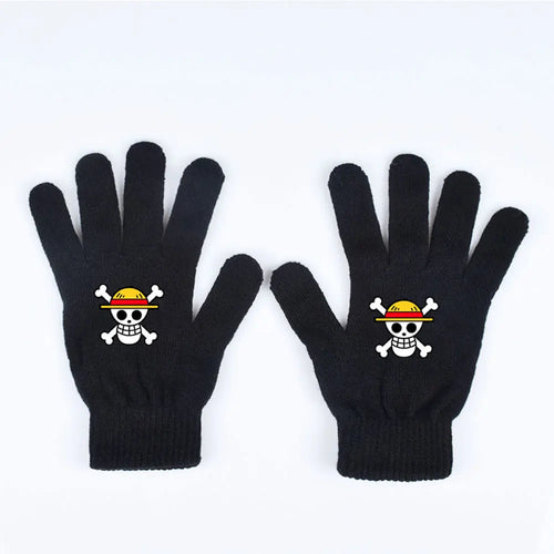 Gants One Piece – Luffy Chapeau de Paille Skull