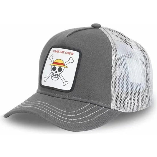 Gorra de camionero de One Piece - Luffy Gray