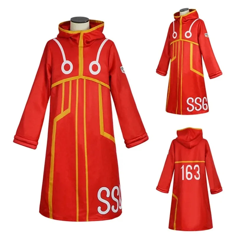 Costume One Piece - Egghead Island 2025 (rosso)